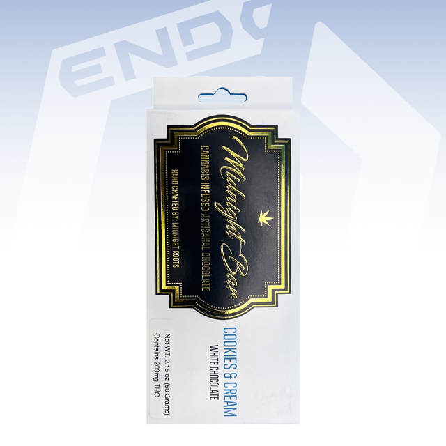 MIDNIGHT ROOTS | COOKIES AND CREAM BAR | 200MG