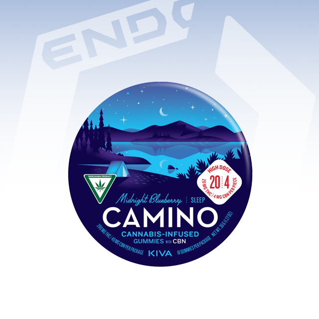 CAMINO | SLEEP' MIDNIGHT BLUEBERRY 4:1 THC:CBN GUMMIES | 200MG