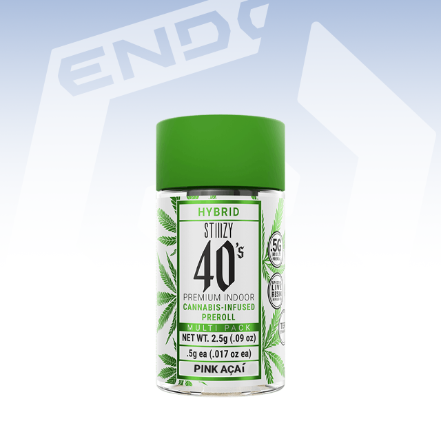 STIIIZY | PINK ACAI .5G 5-PACK INFUSED | PREROLL | 2.5G