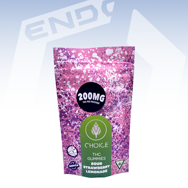 CHOICE | STRAWBERRY LEMONADE GUMMIES | 200MG
