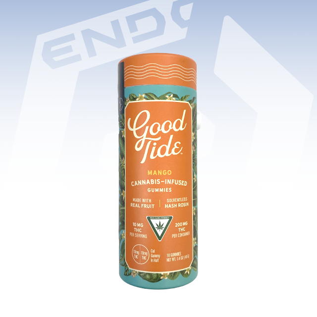 GOOD TIDE | MANGO HASH ROSIN | GUMMIES | 200MG